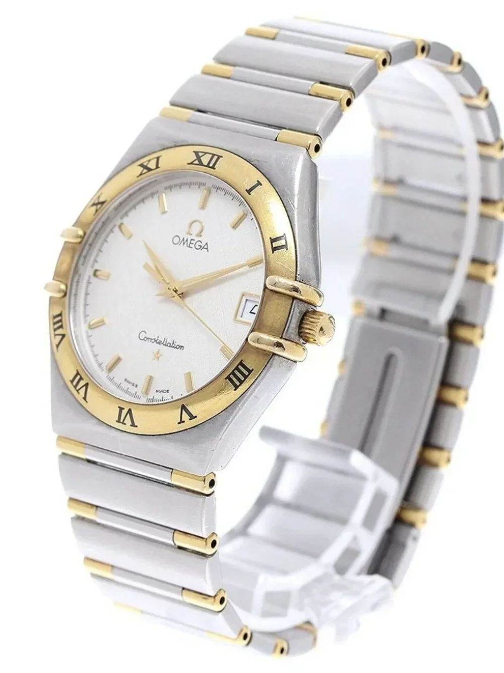 OMEGA Constellation 1312.30 date half bar white Dial Quartz Men's Watch_967309